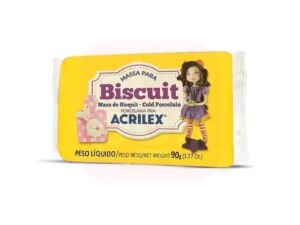 Massa de Biscuit 90g Amarelo Ouro - Acrilex