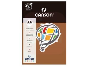 Papel Canson A4 180g Chocolate