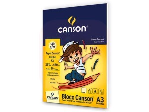 Bloco de Desenho A3 140g 20 Folhas - Canson