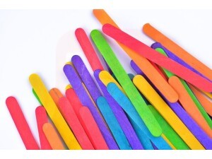 Palito de Sorvete C/100 - Cores
