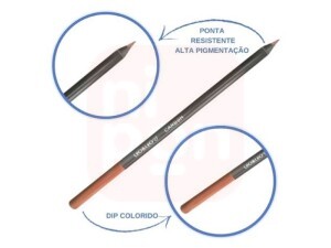 Lapis De Cor Tons De Pele Carbon Macio 12 Cores - Leo&Leo